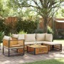 Set de sofás de jardín con cojines 6 pzas madera maciza acacia de , Conjuntos de jardín - Ref: Foro24-3214909, Precio: 743,67...