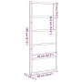 Puerta de granero madera maciza pino marrón miel 90x208 cm de , Puertas - Ref: Foro24-850634, Precio: 98,30 €, Descuento: %
