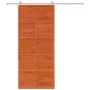 Puerta de granero madera maciza pino marrón miel 90x208 cm de , Puertas - Ref: Foro24-850643, Precio: 106,23 €, Descuento: %