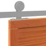 Puerta de granero madera maciza pino marrón miel 90x208 cm de , Puertas - Ref: Foro24-850643, Precio: 106,23 €, Descuento: %