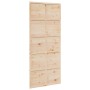 Puerta de granero madera maciza de pino 90x208 cm de , Puertas - Ref: Foro24-850641, Precio: 86,32 €, Descuento: %