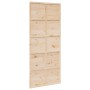 Puerta de granero madera maciza de pino 90x208 cm de , Puertas - Ref: Foro24-850641, Precio: 86,32 €, Descuento: %