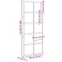 Puerta de granero madera maciza de pino 90x208 cm de , Puertas - Ref: Foro24-850641, Precio: 86,32 €, Descuento: %