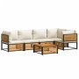 Set de sofás de jardín con cojines 6 pzas madera maciza acacia de , Conjuntos de jardín - Ref: Foro24-3214914, Precio: 752,04...