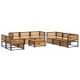 Set de sofás de jardín con cojines 9 pzas madera maciza acacia de , Conjuntos de jardín - Ref: Foro24-3214921, Precio: 1,00 €...