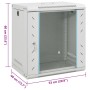Armario rack de red de pared 12U 19" IP20 53x40x30 cm de , Sistemas de almacenamiento de red - Ref: Foro24-30263, Precio: 96,...