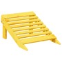 Silla Adirondack con otomana madera maciza de abeto amarillo de , Sillas de jardín - Ref: Foro24-4007241, Precio: 97,42 €, De...