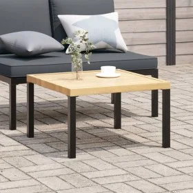 Mesa de centro de jardín aluminio negro 65x65x40 cm de , Mesas de jardín - Ref: Foro24-4008573, Precio: 81,71 €, Descuento: %