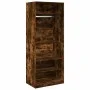Armario madera de ingeniería color roble ahumado 80x50x200 cm de , Armarios roperos - Ref: Foro24-3307697, Precio: 127,64 €, ...