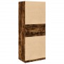 Armario madera de ingeniería color roble ahumado 80x50x200 cm de , Armarios roperos - Ref: Foro24-3307697, Precio: 129,35 €, ...