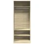 Engineered wood wardrobe in Sonoma oak, 80x50x200 cm. by , Wardrobes - Ref: Foro24-3307695, Price: 162,64 €, Discount: %