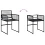 Juego de comedor de jardín 9 piezas ratán sintético negro de , Conjuntos de jardín - Ref: Foro24-3295053, Precio: 370,99 €, D...