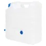 17-liter transparent plastic water jug with a tap by , Storage deposits - Ref: Foro24-155041, Price: 33,98 €, Discount: %