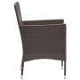 Sillas de jardín 2 unidades ratán sintético marrón de vidaXL, Sillas de jardín - Ref: Foro24-310554, Precio: 134,50 €, Descue...