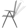Set de sillas jardín reclinables 3 piezas acero antracita de , Conjuntos de jardín - Ref: Foro24-3283760, Precio: 223,39 €, D...