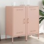 Aparador de acero laminado en frío rosa 2 piezas 36x39x79 cm de , Aparadores - Ref: Foro24-843015, Precio: 129,30 €, Descuent...