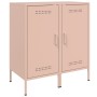 Aparador de acero laminado en frío rosa 2 piezas 36x39x79 cm de , Aparadores - Ref: Foro24-843015, Precio: 129,30 €, Descuent...