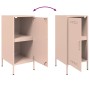 Aparador de acero laminado en frío rosa 2 piezas 36x39x79 cm de , Aparadores - Ref: Foro24-843015, Precio: 129,30 €, Descuent...