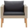 Individuelles Gartensofa mit beigen synthetischen Rattankissen von vidaXL, Outdoor-Sofas - Ref: Foro24-310219, Preis: 92,04 €...