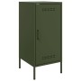 Aparador de acero laminado en frío verde oliva 36x39x79 cm de , Aparadores - Ref: Foro24-843020, Precio: 75,77 €, Descuento: %