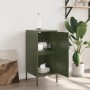 Aparador de acero laminado en frío verde oliva 36x39x79 cm de , Aparadores - Ref: Foro24-843020, Precio: 75,77 €, Descuento: %