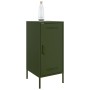 Aparador de acero laminado en frío verde oliva 36x39x79 cm de , Aparadores - Ref: Foro24-843020, Precio: 75,77 €, Descuento: %