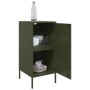 Aparador de acero laminado en frío verde oliva 36x39x79 cm de , Aparadores - Ref: Foro24-843020, Precio: 75,77 €, Descuento: %