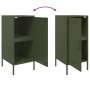 Aparador de acero laminado en frío verde oliva 36x39x79 cm de , Aparadores - Ref: Foro24-843020, Precio: 75,77 €, Descuento: %