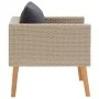 Individuelles Gartensofa mit beigen synthetischen Rattankissen von vidaXL, Outdoor-Sofas - Ref: Foro24-310219, Preis: 92,04 €...