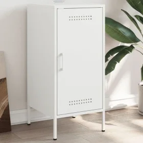 Aparador de acero laminado en frío blanco 36x39x79 cm de , Aparadores - Ref: Foro24-843022, Precio: 74,78 €, Descuento: %