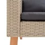 Individuelles Gartensofa mit beigen synthetischen Rattankissen von vidaXL, Outdoor-Sofas - Ref: Foro24-310219, Preis: 92,04 €...