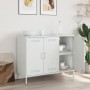 Aparador de acero laminado en frío blanco 100,5x39x79 cm de , Aparadores - Ref: Foro24-843029, Precio: 157,35 €, Descuento: %
