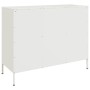 Aparador de acero laminado en frío blanco 100,5x39x79 cm de , Aparadores - Ref: Foro24-843029, Precio: 157,35 €, Descuento: %