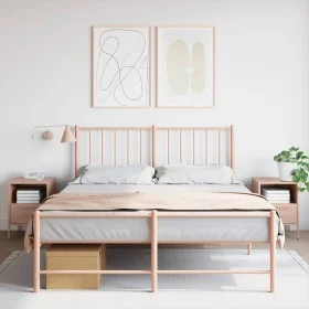 Bedside table 2 units cold-rolled steel pink 36x39x50.5cm by , Nightstands - Ref: Foro24-843057, Price: 110,21 €, Discount: %