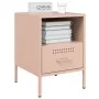 Bedside table 2 units cold-rolled steel pink 36x39x50.5cm by , Nightstands - Ref: Foro24-843057, Price: 110,21 €, Discount: %
