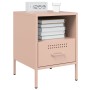Mesita de noche 2 uds acero laminado en frío rosa 36x39x50,5cm de , Mesitas de noche - Ref: Foro24-843057, Precio: 111,45 €, ...