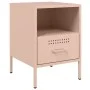 Bedside table 2 units cold-rolled steel pink 36x39x50.5cm by , Nightstands - Ref: Foro24-843057, Price: 110,21 €, Discount: %