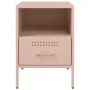 Bedside table 2 units cold-rolled steel pink 36x39x50.5cm by , Nightstands - Ref: Foro24-843057, Price: 110,21 €, Discount: %