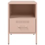 Mesita de noche 2 uds acero laminado en frío rosa 36x39x50,5cm de , Mesitas de noche - Ref: Foro24-843057, Precio: 111,45 €, ...