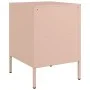 Bedside table 2 units cold-rolled steel pink 36x39x50.5cm by , Nightstands - Ref: Foro24-843057, Price: 110,21 €, Discount: %