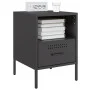 Mesita de noche acero laminado en frío negro 36x39x50,5 cm de , Mesitas de noche - Ref: Foro24-843055, Precio: 104,40 €, Desc...