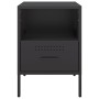 Mesita de noche acero laminado en frío negro 36x39x50,5 cm de , Mesitas de noche - Ref: Foro24-843055, Precio: 105,60 €, Desc...
