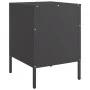 Mesita de noche acero laminado en frío negro 36x39x50,5 cm de , Mesitas de noche - Ref: Foro24-843055, Precio: 104,40 €, Desc...