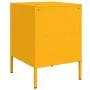 Mesita de noche acero laminado en frío amarillo 36x39x50,5 cm de , Mesitas de noche - Ref: Foro24-843060, Precio: 73,59 €, De...