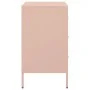Mesitas de noche 2 uds acero laminado en frío rosa 36x39x68 cm de , Mesitas de noche - Ref: Foro24-843081, Precio: 168,38 €, ...