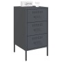 Mesitas de noche 2 unidades acero gris antracita 36x39x68 cm de , Mesitas de noche - Ref: Foro24-843083, Precio: 170,38 €, De...