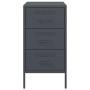 Mesitas de noche 2 unidades acero gris antracita 36x39x68 cm de , Mesitas de noche - Ref: Foro24-843083, Precio: 170,38 €, De...