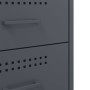 Mesitas de noche 2 unidades acero gris antracita 36x39x68 cm de , Mesitas de noche - Ref: Foro24-843083, Precio: 170,38 €, De...
