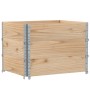 Collares de palets 3 unidades madera maciza de pino 80x60 cm de , Plataformas de carga y palés - Ref: Foro24-3295362, Precio:...
