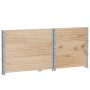 Collares de palets 3 unidades madera maciza de pino 80x60 cm de , Plataformas de carga y palés - Ref: Foro24-3295362, Precio:...